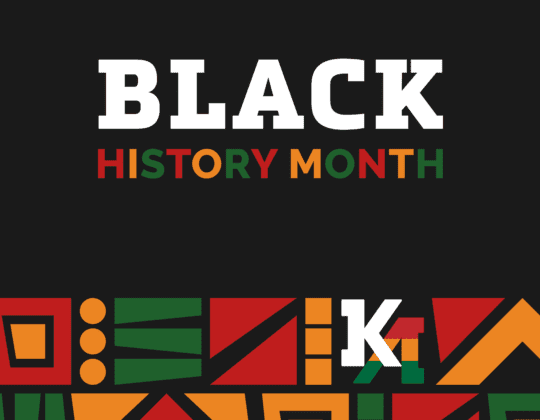 Black history month graphic to recognize black tech organizations