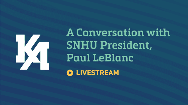 A chat with SNHU President Paul LeBlanc thumbnail