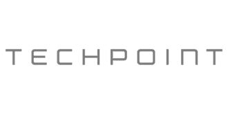 tech point logo grayscale