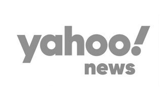 Yahoo! News logo in grayscale
