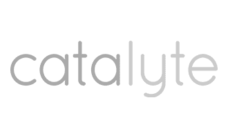Catalyte logo in grayscale